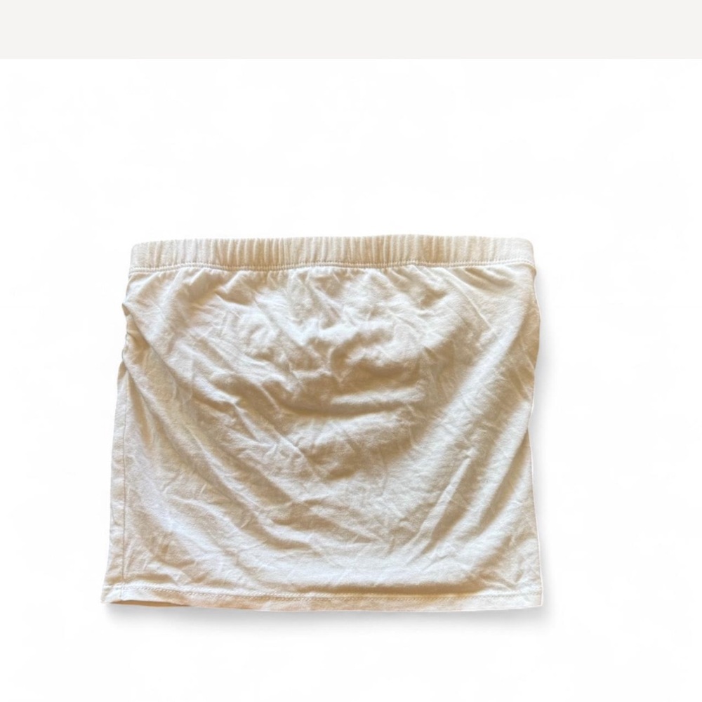 Match White Tube Top